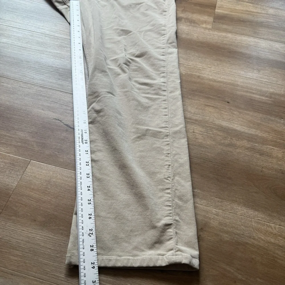 Paige Corduroy Pants Men‎ 38 Beige Federal Straight Leg Preppy Travel Business